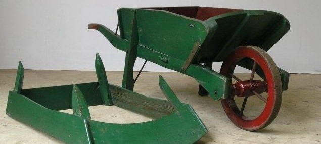 wheelbarrow from Binsted Church